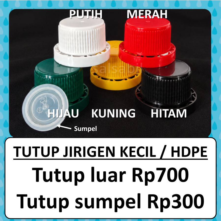 Tutup hdpe / jirigen kecil