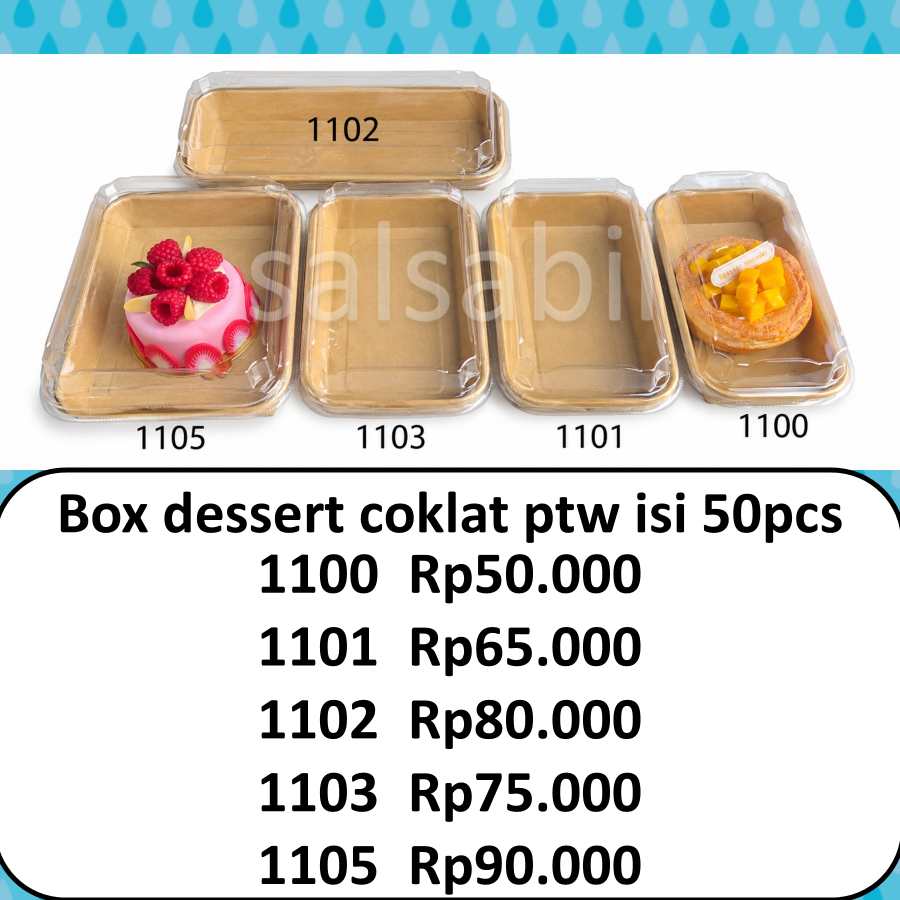 Box dessert coklat ptw