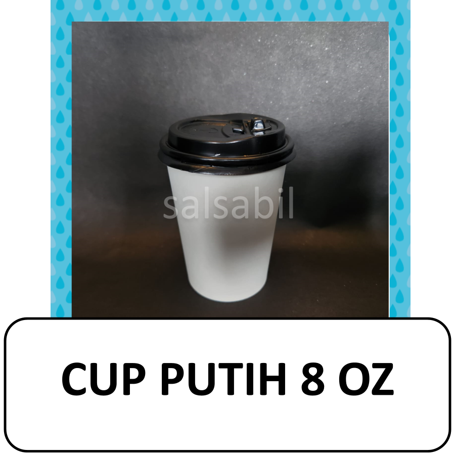 Cup putih 9oz