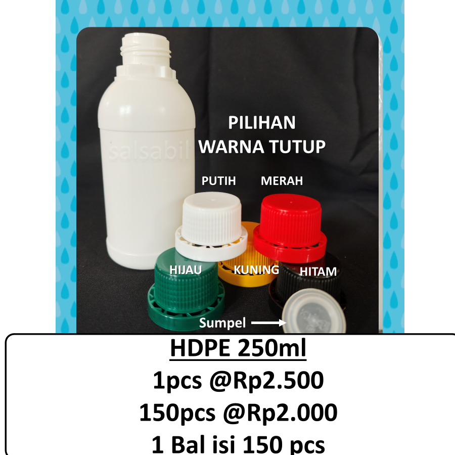Botol hdpe 250ml