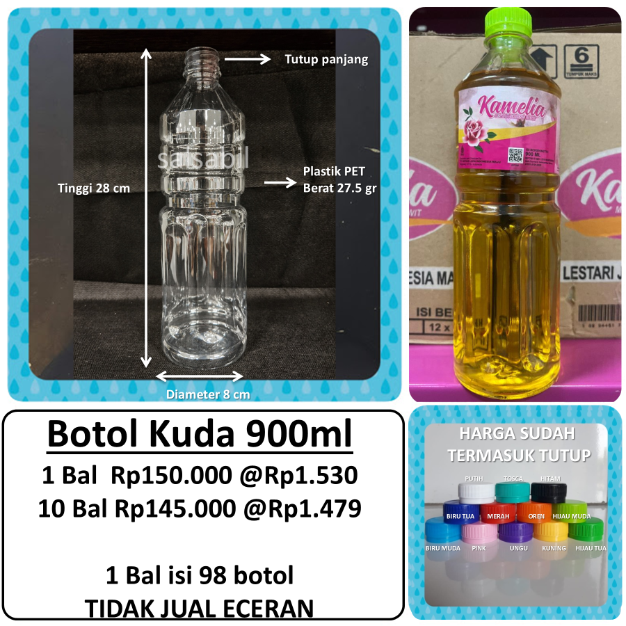 Botol kuda 900ml