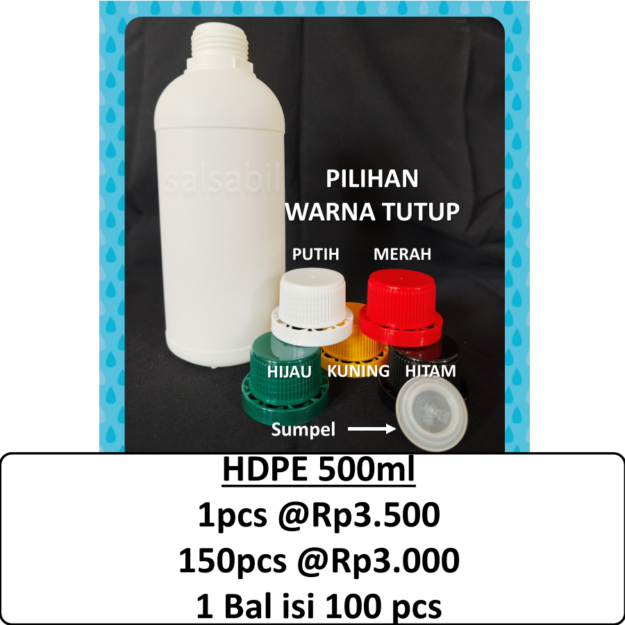 Botol hdpe 500ml