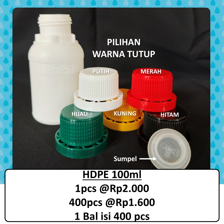 Botol hdpe 100ml